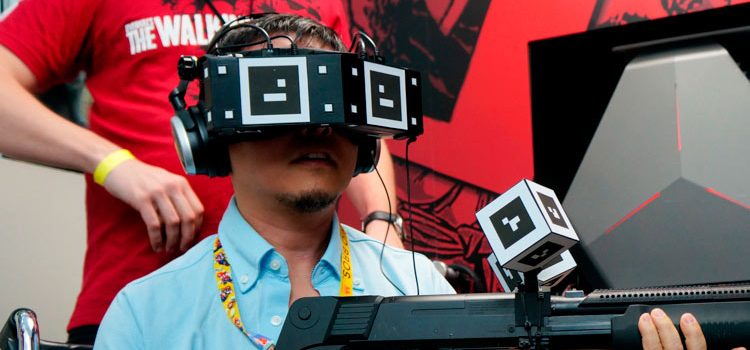 Juego de realidad virtual en la consola de Microsoft