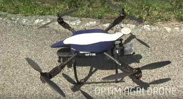 Drone para eliminar las plagas de insectos