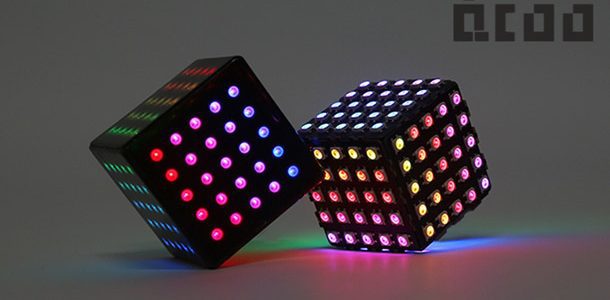 Cubo de led QCoo con realidad aumentada y juegos