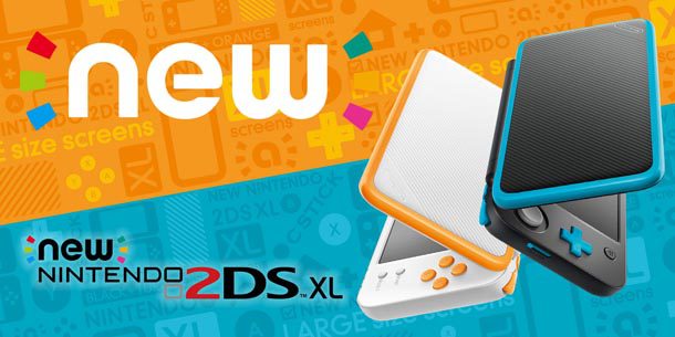 New Nintendo 2DS XL, la nueva portátil de Nintendo aumenta el tamaño de sus pantallas y reduce su peso