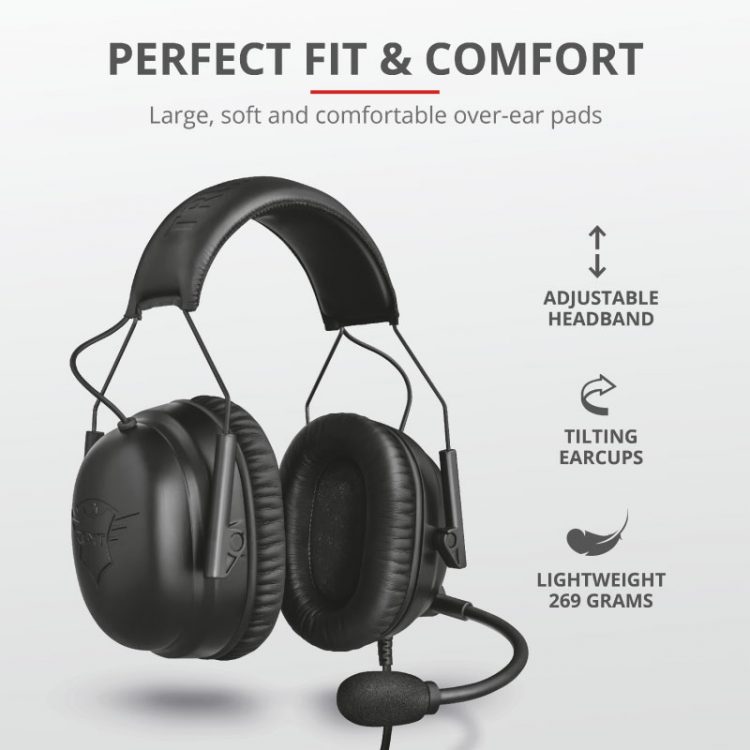 Auriculares GXT 444 Wayman Pro de Trust Gaming
